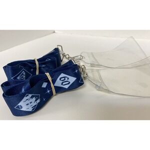 2 QTY Walt Disney‎ Travel Co Collectible 60th Anniversary Lanyard With ID Holder